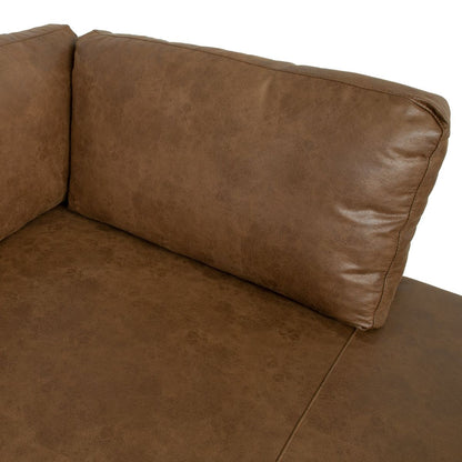 Corner Sofa Colchester | size: Width: 289cm, Height: 89cm, Depth: 175cm | color: Brown | image: 5 | variant: 1000144
