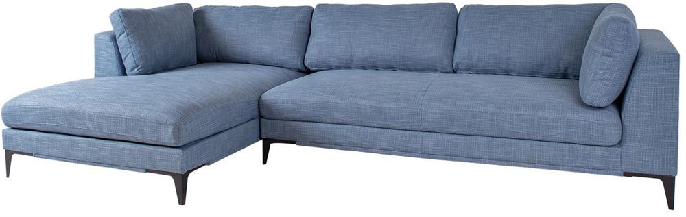Corner Sofa Corby | size: Width: 312cm, Height: 82cm, Depth: 177cm | color: Blue | image: 1 | variant: 1000332
