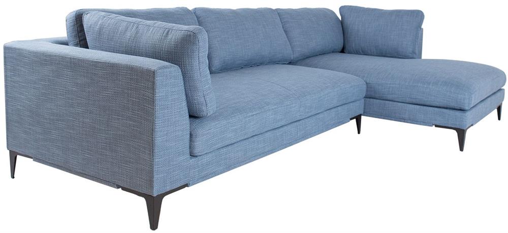Corner Sofa Corby | size: Width: 312cm, Height: 82cm, Depth: 177cm | color: Blue | image: 3 | variant: 1000330