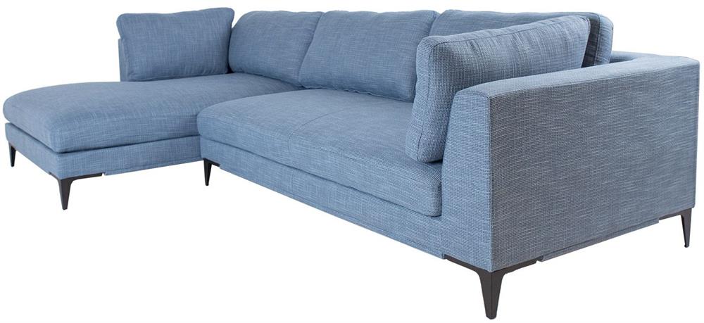 Corner Sofa Corby | size: Width: 312cm, Height: 82cm, Depth: 177cm | color: Blue | image: 3 | variant: 1000332