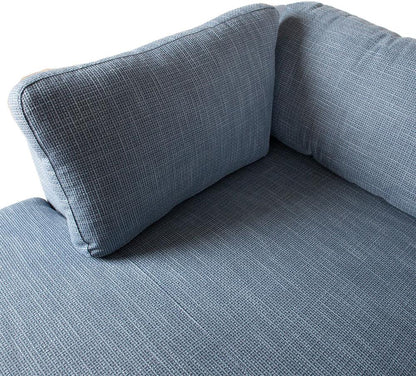 Corner Sofa Corby | size: Width: 312cm, Height: 82cm, Depth: 177cm | color: Blue | image: 5 | variant: 1000330