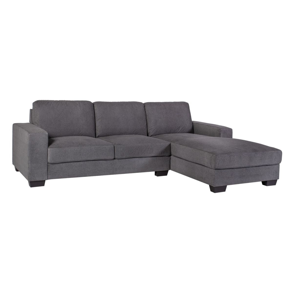 Corner Sofa Durham | size: Width: 268cm, Height: 84cm, Depth: 165cm | color: Gray | image: 0 | variant: 1000076