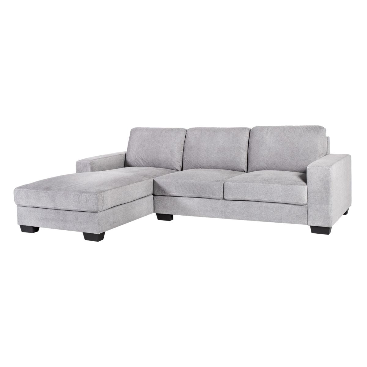 Corner Sofa Durham | size: Width: 268cm, Height: 84cm, Depth: 165cm | color: Gray | image: 1 | variant: 1000074