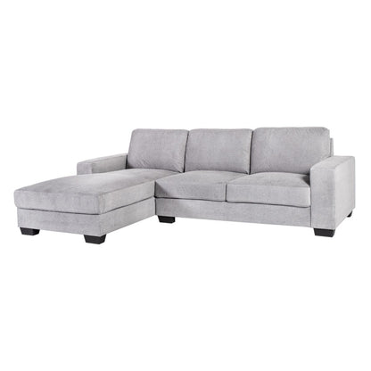 Corner Sofa Durham | size: Width: 268cm, Height: 84cm, Depth: 165cm | color: Gray | image: 1 | variant: 1000074