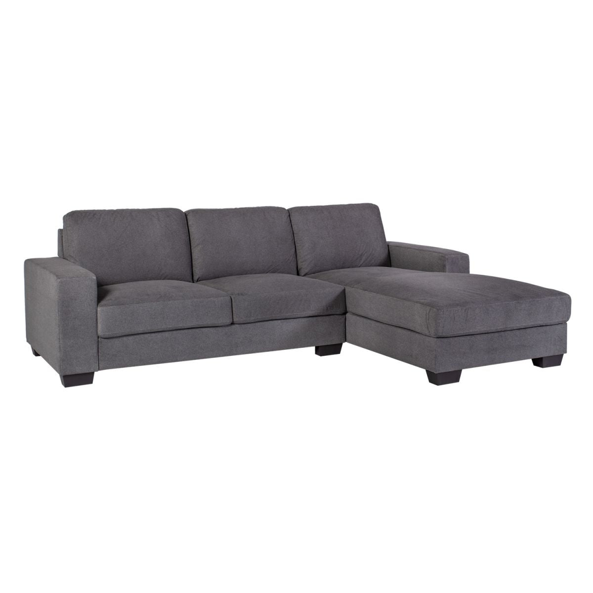 Corner Sofa Durham | size: Width: 268cm, Height: 84cm, Depth: 165cm | color: Gray | image: 1 | variant: 1000075