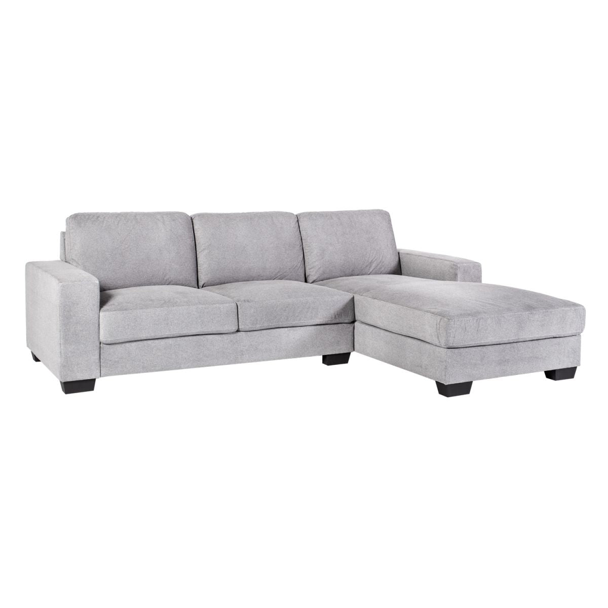 Corner Sofa Durham | size: Width: 268cm, Height: 84cm, Depth: 165cm | color: Gray | image: 1 | variant: 1000077