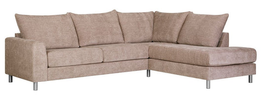 Corner Sofa East Stockholm | size: Width: 269cm, Height: 89cm, Depth: 92cm | color: Beige | image: 0 | variant: 1005791