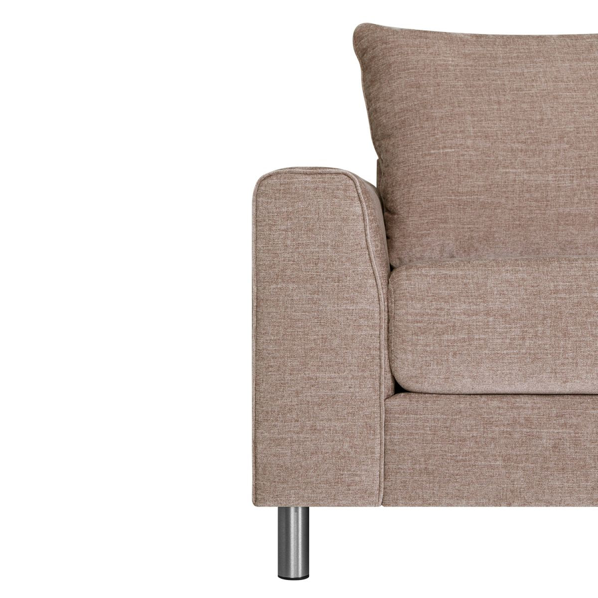 Corner Sofa East Stockholm | size: Width: 269cm, Height: 89cm, Depth: 92cm | color: Beige | image: 4 | variant: 1005791