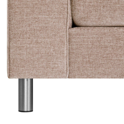 Corner Sofa East Stockholm | size: Width: 269cm, Height: 89cm, Depth: 92cm | color: Beige | image: 5 | variant: 1005791