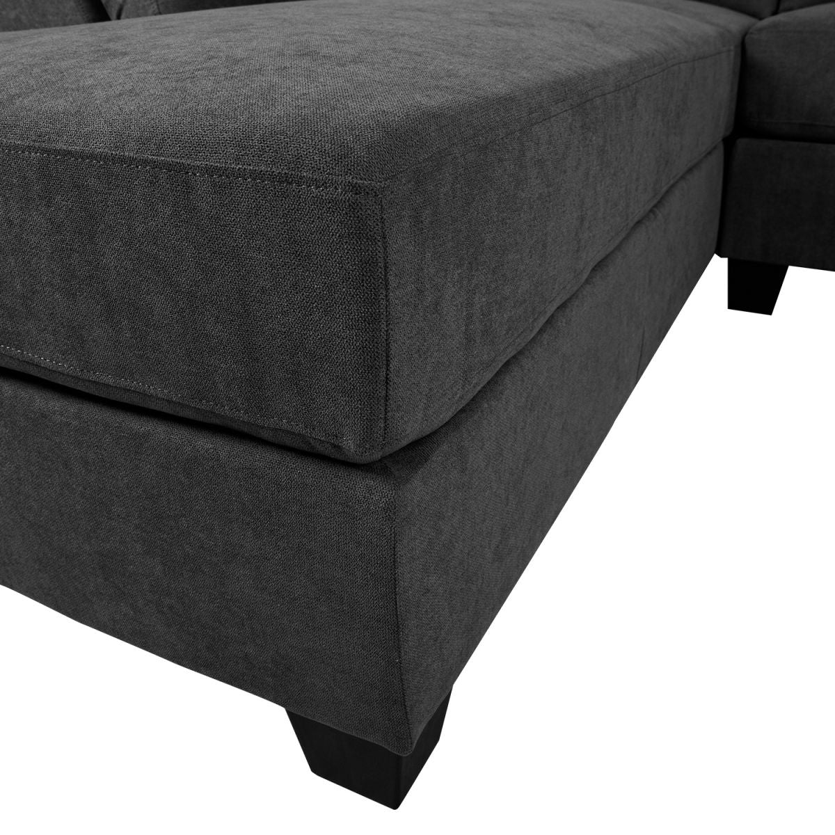 Corner Sofa East Sudbury | size: Width: 313cm, Height: 86cm, Depth: 213cm | color: Gray | image: 5 | variant: 1005422