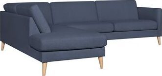 Corner Sofa Henley | size: Width: 260cm, Height: 80cm, Depth: 90cm | color: Blue | image: 1 | variant: 1000375