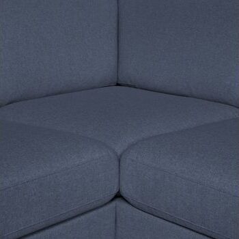 Corner Sofa Henley | size: Width: 260cm, Height: 80cm, Depth: 90cm | color: Blue | image: 4 | variant: 1000375