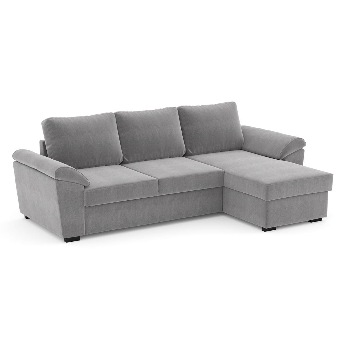 Corner Sofa Lerwick | size: Width: 248cm, Height: 87cm, Depth: 152cm | color: Gray | image: 1 | variant: 1000202