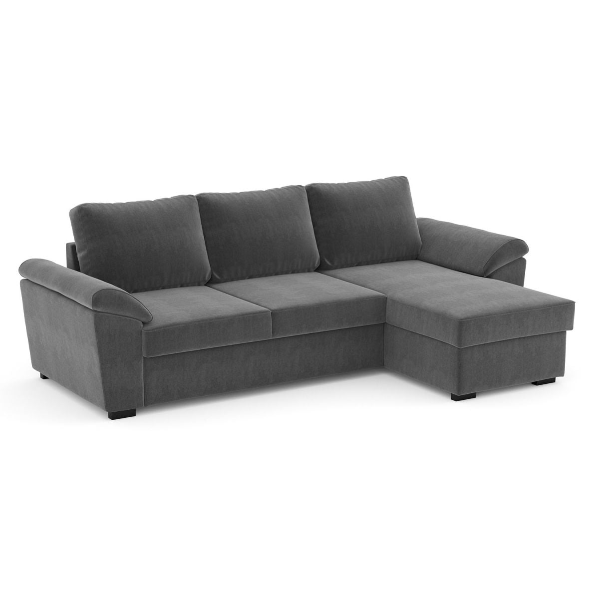 Corner Sofa Lerwick | size: Width: 248cm, Height: 87cm, Depth: 152cm | color: Gray | image: 1 | variant: 1000203