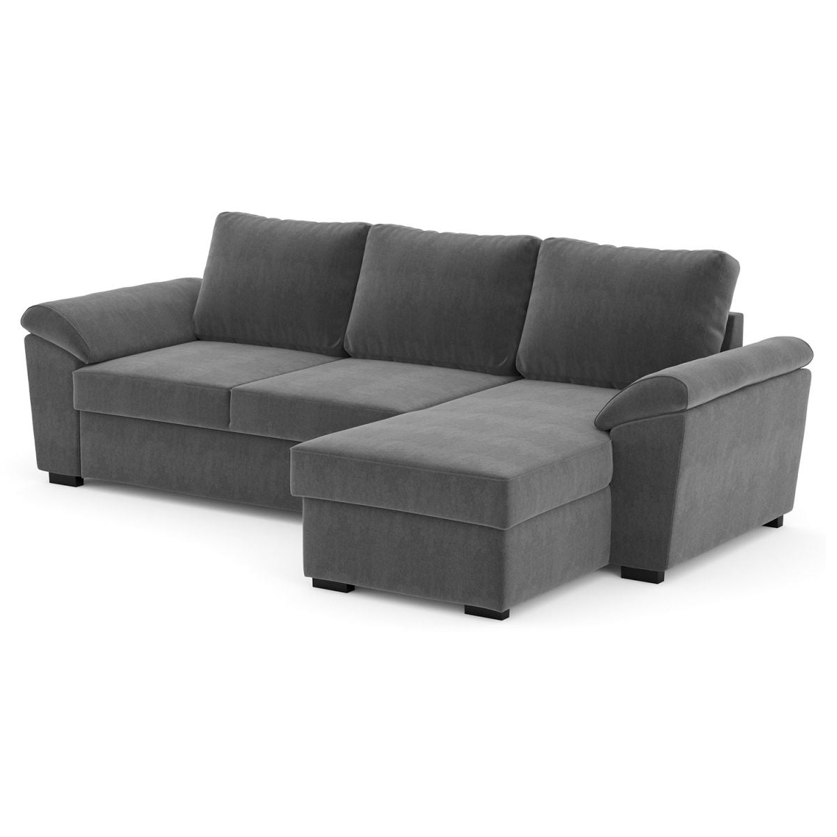 Corner Sofa Lerwick | size: Width: 248cm, Height: 87cm, Depth: 152cm | color: Gray | image: 4 | variant: 1000203
