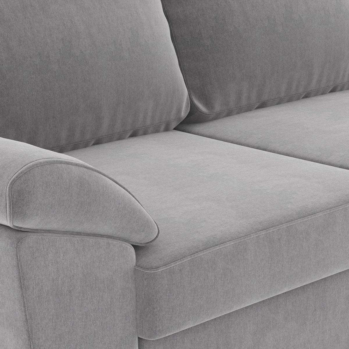 Corner Sofa Lerwick | size: Width: 248cm, Height: 87cm, Depth: 152cm | color: Gray | image: 6 | variant: 1000202