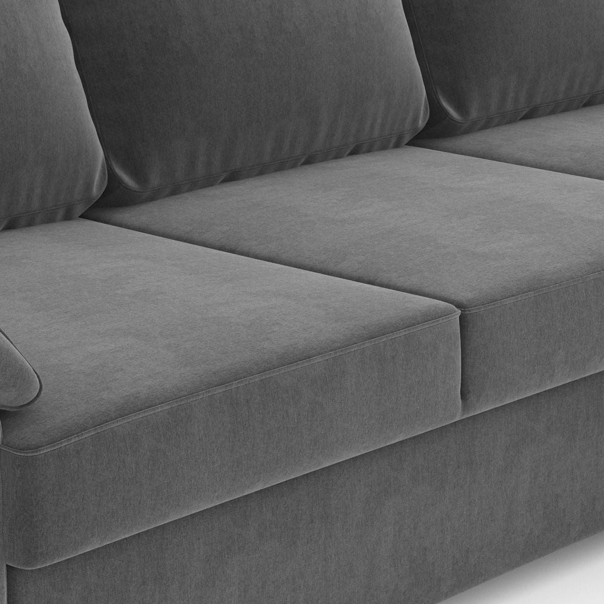 Corner Sofa Lerwick | size: Width: 248cm, Height: 87cm, Depth: 152cm | color: Gray | image: 6 | variant: 1000203