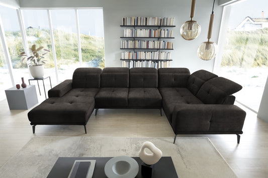 Corner Sofa Louth 70 | size: Width: 350cm, Height: 77cm, Depth: 201cm | color: Loco | image: 1 | variant: 1015947