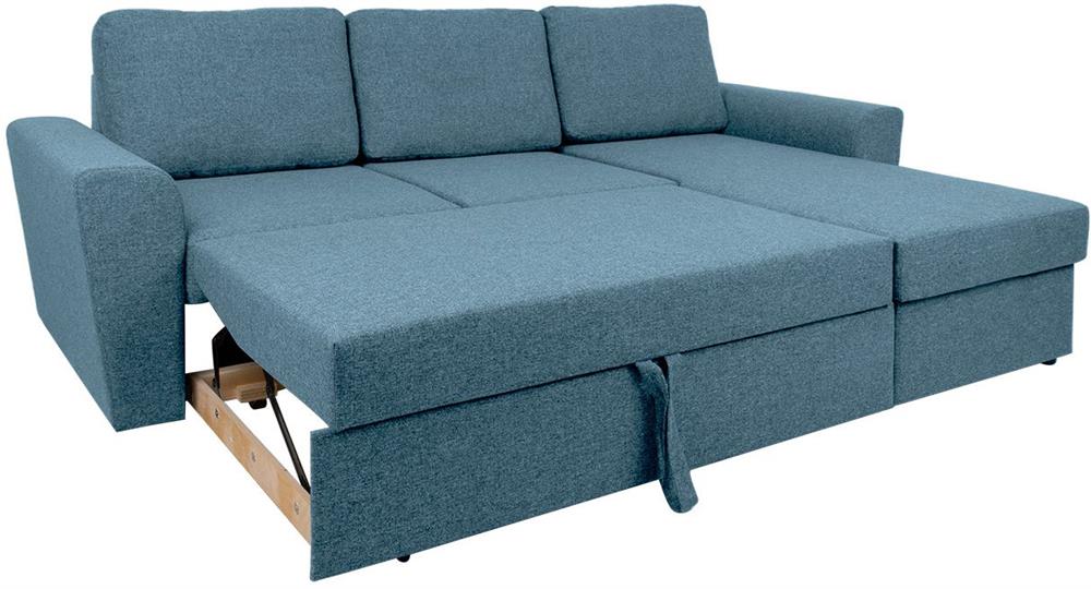 Corner Sofa Market Harborough | size: Width: 242cm, Height: 92cm, Depth: 168cm | color: Blue | image: 3 | variant: 1000324