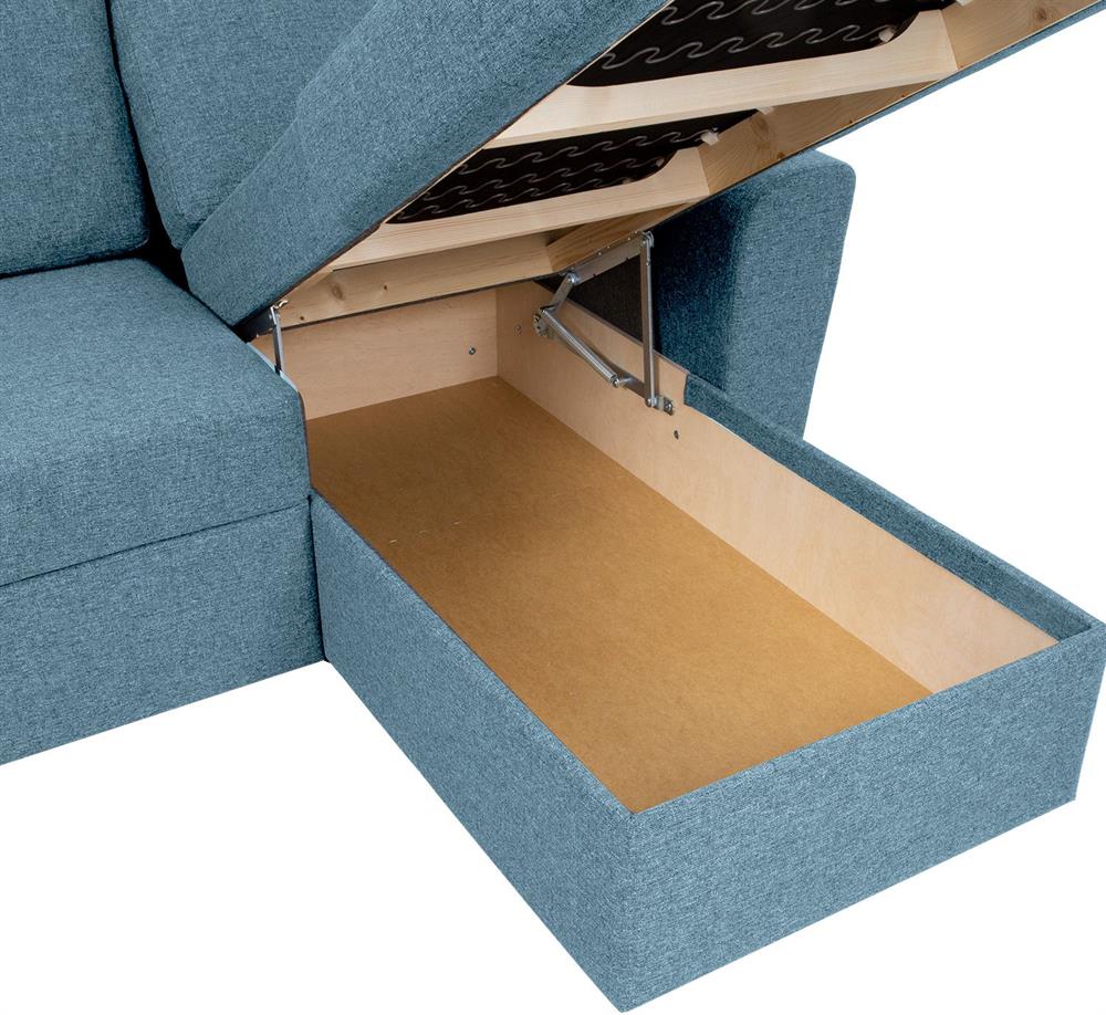 Corner Sofa Market Harborough | size: Width: 242cm, Height: 92cm, Depth: 168cm | color: Blue | image: 6 | variant: 1000324