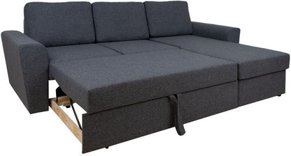 Corner Sofa Market Harborough | size: Width: 242cm, Height: 92cm, Depth: 168cm | color: Gray | image: 3 | variant: 1000325