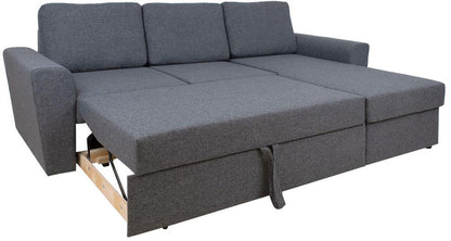 Corner Sofa Market Harborough | size: Width: 242cm, Height: 92cm, Depth: 168cm | color: Gray | image: 4 | variant: 1000323