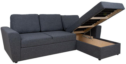 Corner Sofa Market Harborough | size: Width: 242cm, Height: 92cm, Depth: 168cm | color: Gray | image: 4 | variant: 1000325