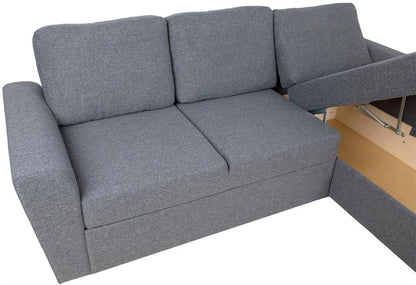 Corner Sofa Market Harborough | size: Width: 242cm, Height: 92cm, Depth: 168cm | color: Gray | image: 5 | variant: 1000323