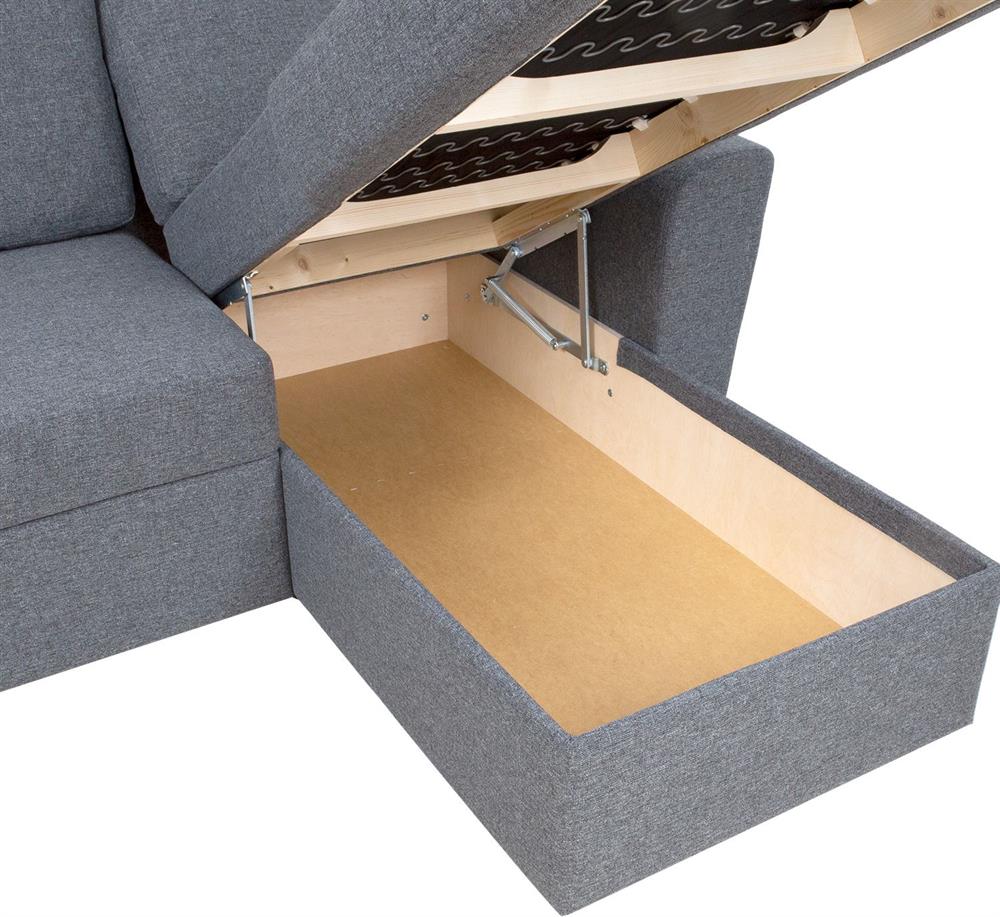 Corner Sofa Market Harborough | size: Width: 242cm, Height: 92cm, Depth: 168cm | color: Gray | image: 6 | variant: 1000323