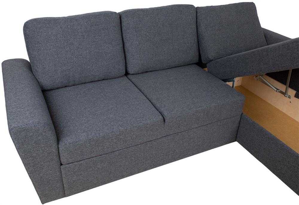 Corner Sofa Market Harborough | size: Width: 242cm, Height: 92cm, Depth: 168cm | color: Gray | image: 6 | variant: 1000325