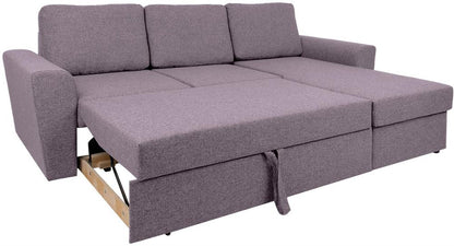 Corner Sofa Market Harborough | size: Width: 242cm, Height: 92cm, Depth: 168cm | color: Pink | image: 3 | variant: 1000326