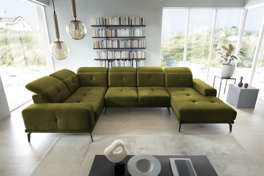 Corner Sofa Neviro 44 | size: Width: 350cm, Height: 77cm, Depth: 201cm | color: Nube | image: 1 | variant: 1014975
