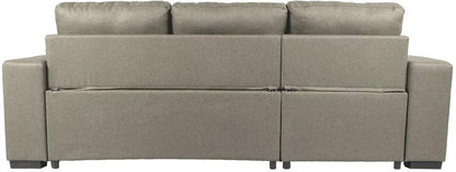 Corner Sofa Reading | size: Width: 240cm, Height: 94cm, Depth: 160cm | color: Beige | image: 5 | variant: 1000380