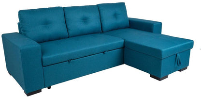 Corner Sofa Reading | size: Width: 240cm, Height: 94cm, Depth: 160cm | color: Blue | image: 1 | variant: 1000382