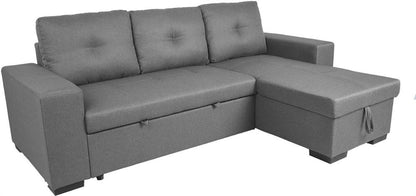 Corner Sofa Reading | size: Width: 240cm, Height: 94cm, Depth: 160cm | color: Gray | image: 1 | variant: 1000381