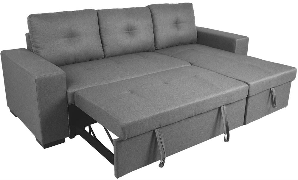 Corner Sofa Reading | size: Width: 240cm, Height: 94cm, Depth: 160cm | color: Gray | image: 2 | variant: 1000381