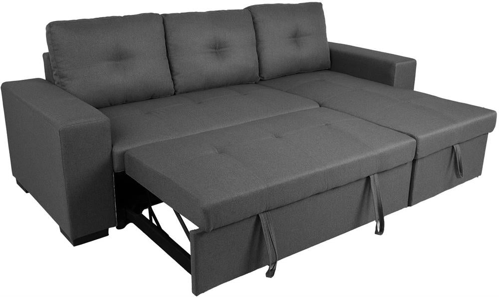 Corner Sofa Reading | size: Width: 240cm, Height: 94cm, Depth: 160cm | color: Gray | image: 2 | variant: 1000383