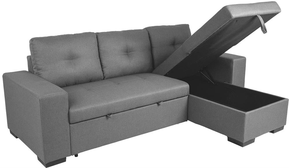 Corner Sofa Reading | size: Width: 240cm, Height: 94cm, Depth: 160cm | color: Gray | image: 3 | variant: 1000381