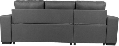 Corner Sofa Reading | size: Width: 240cm, Height: 94cm, Depth: 160cm | color: Gray | image: 5 | variant: 1000383