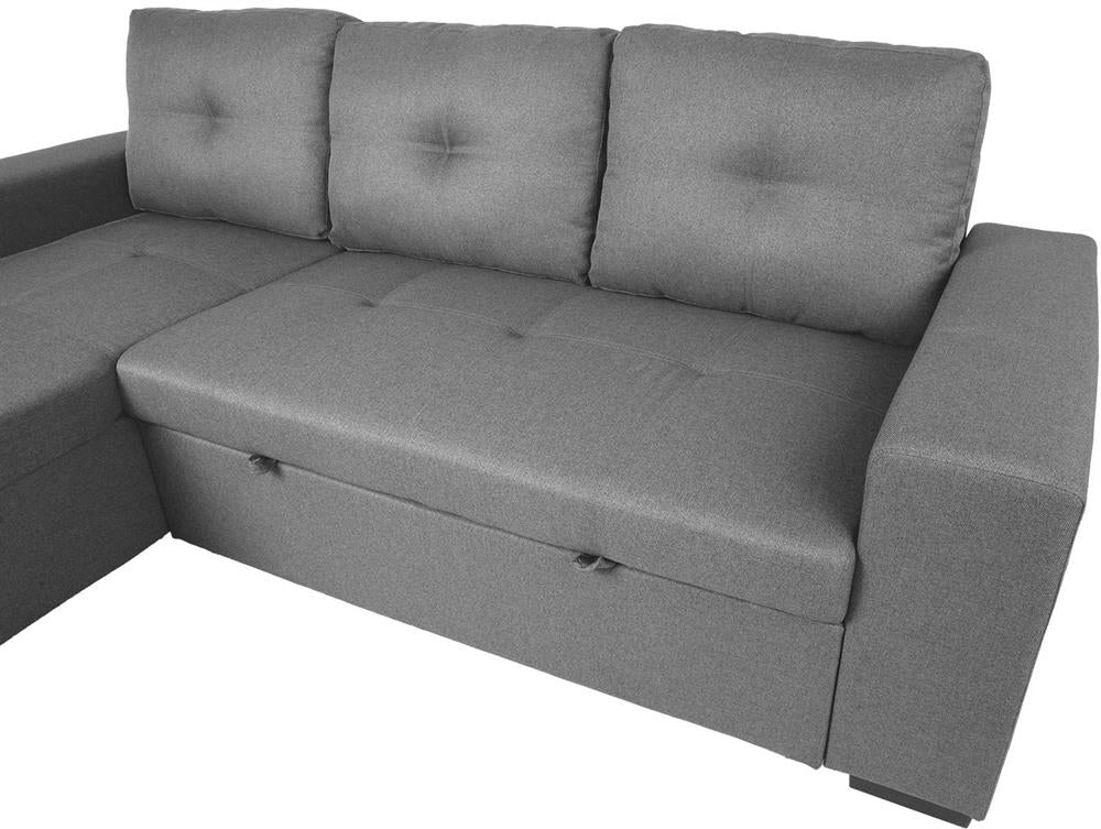 Corner Sofa Reading | size: Width: 240cm, Height: 94cm, Depth: 160cm | color: Gray | image: 6 | variant: 1000381