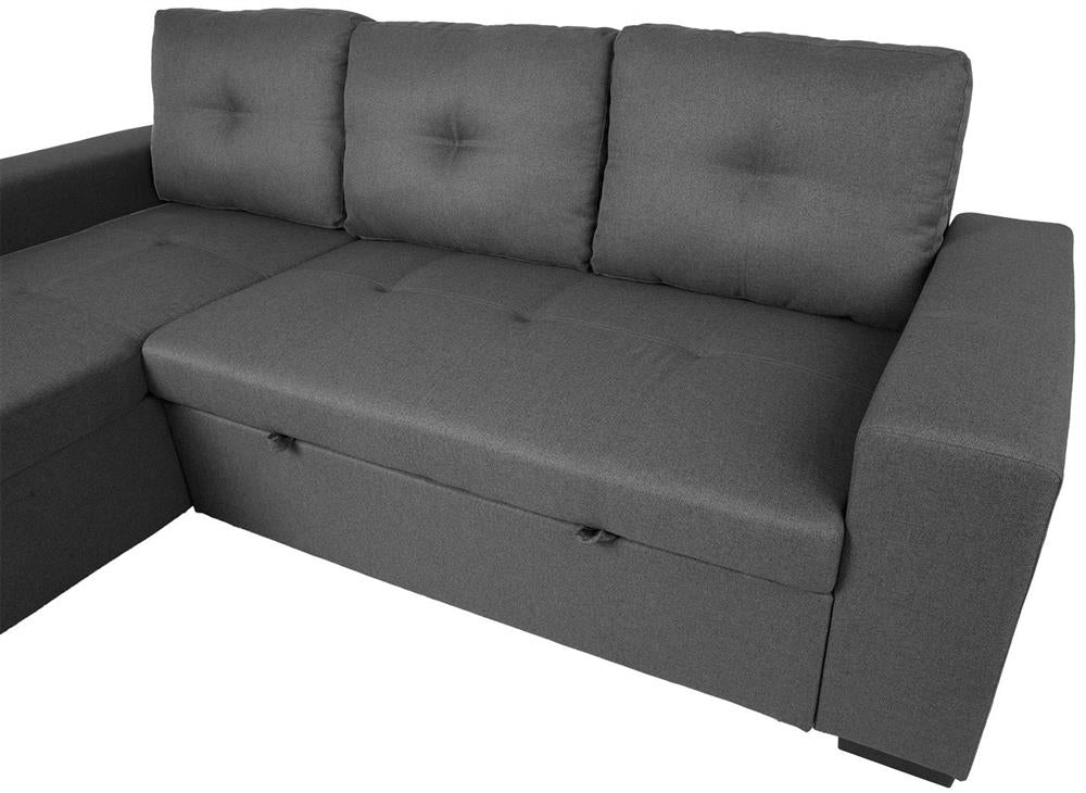 Corner Sofa Reading | size: Width: 240cm, Height: 94cm, Depth: 160cm | color: Gray | image: 6 | variant: 1000383