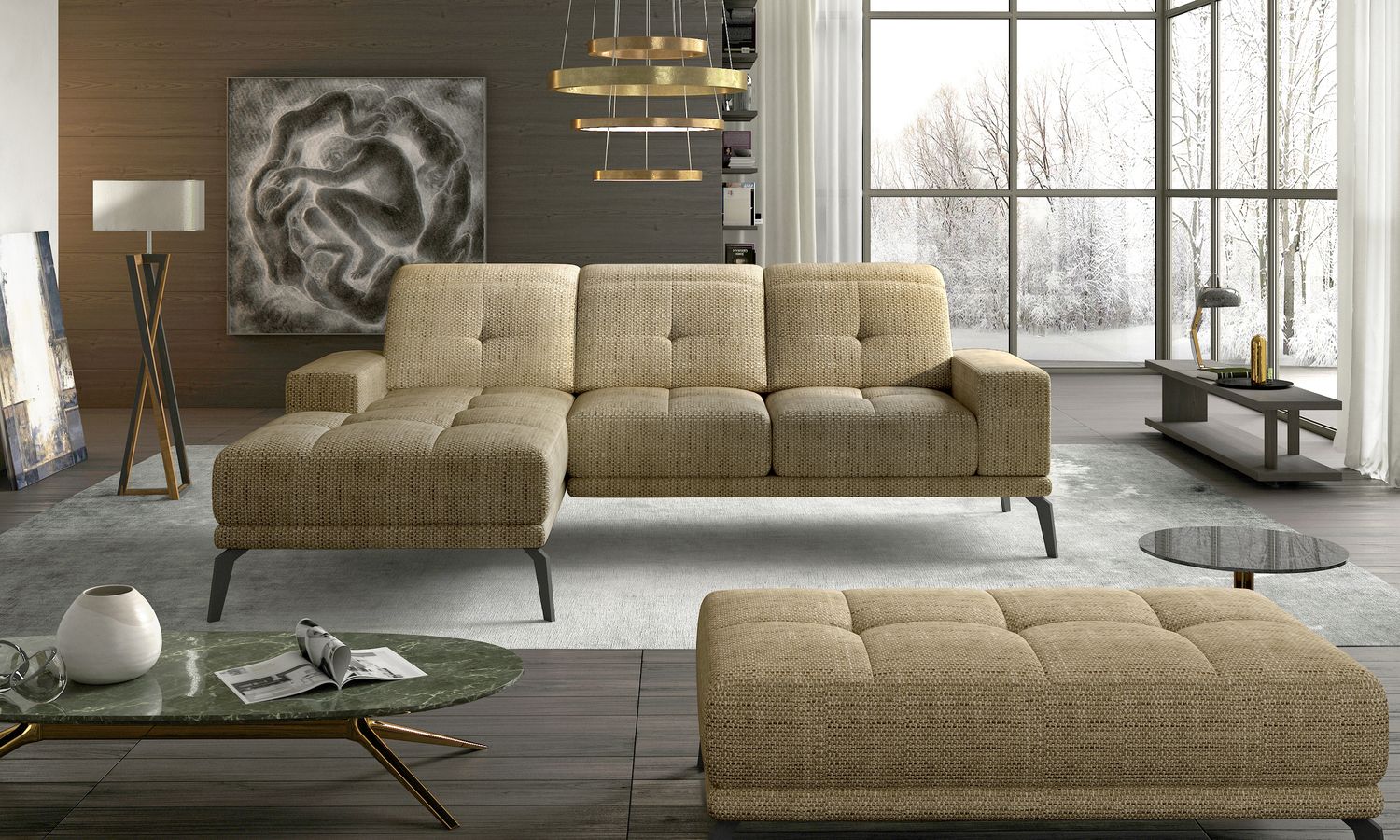 Corner Sofa Torrense 36 | size: Width: 265cm, Height: 98cm, Depth: 53cm | color: Berlin | image: 1 | variant: 1016562