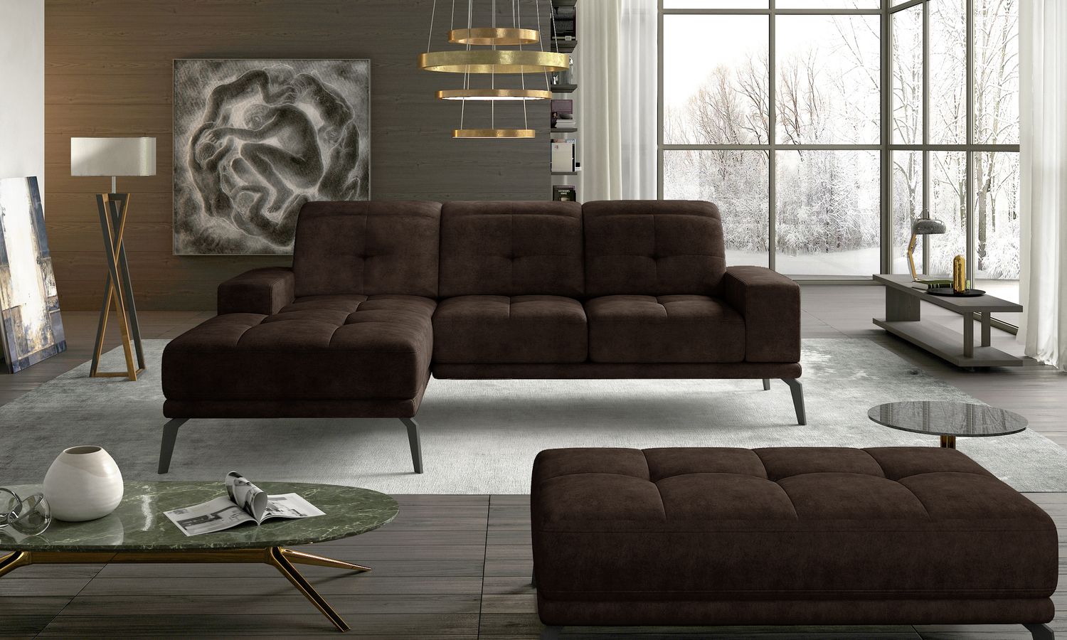 Corner Sofa Torrense 38 | size: Width: 265cm, Height: 98cm, Depth: 53cm | color: Dora | image: 1 | variant: 1016564