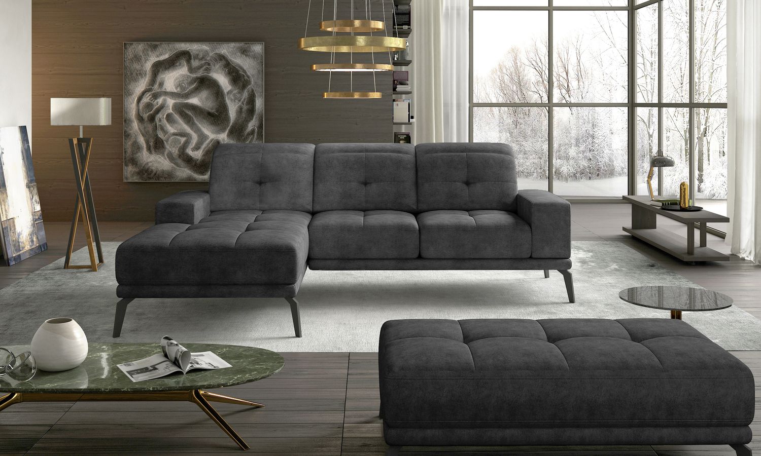 Corner Sofa Torrense 40 | size: Width: 265cm, Height: 98cm, Depth: 53cm | color: Dora | image: 1 | variant: 1016566