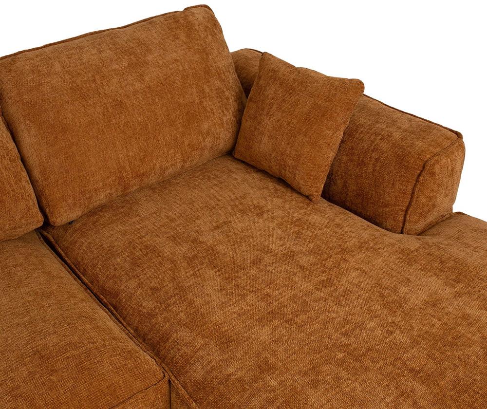Corner Sofa West Deal | size: Width: 293cm, Height: 88cm, Depth: 170cm | color: Brown | image: 7 | variant: 1000402