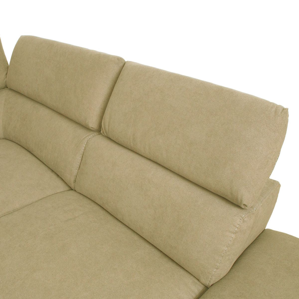 Corner Sofa Worcester | size: Width: 295cm, Height: 77cm, Depth: 231cm | color: Beige | image: 5 | variant: 1000147