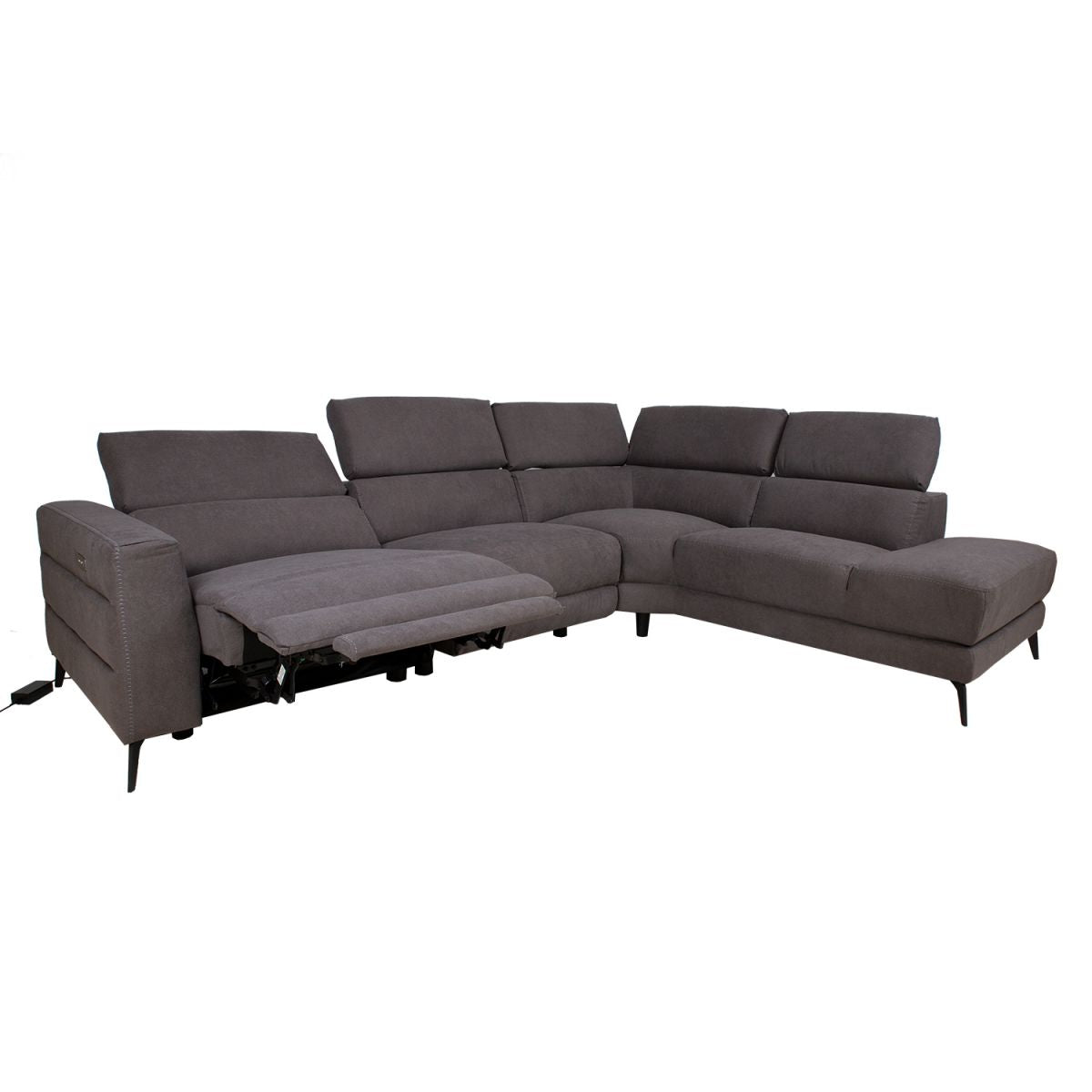 Corner Sofa Worcester | size: Width: 295cm, Height: 77cm, Depth: 231cm | color: Gray | image: 3 | variant: 1000148