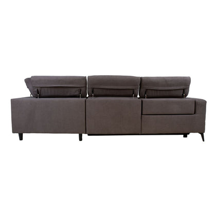 Corner Sofa Worcester | size: Width: 295cm, Height: 77cm, Depth: 231cm | color: Gray | image: 4 | variant: 1000148