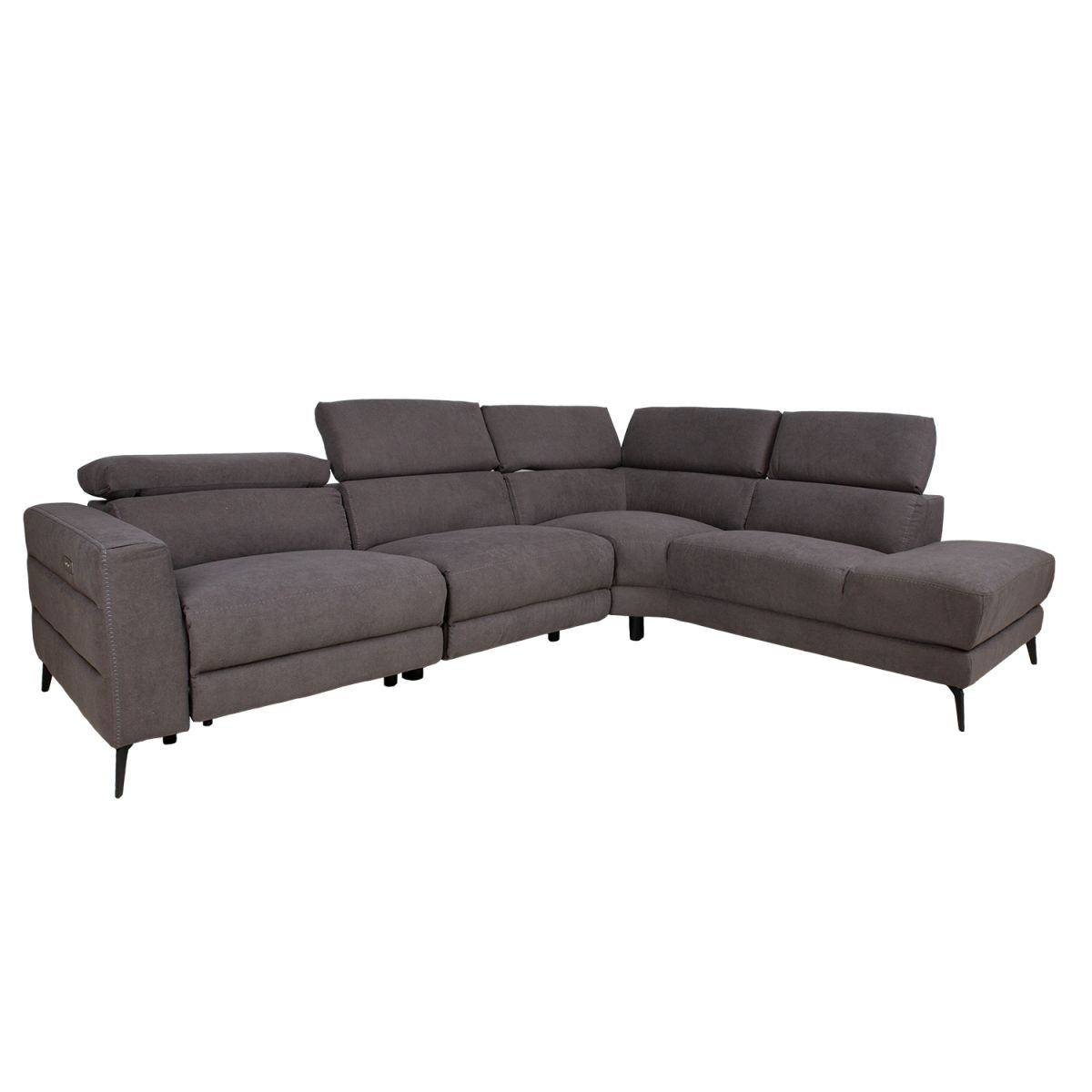 Corner Sofa Worcester | size: Width: 295cm, Height: 77cm, Depth: 231cm | color: Gray | image: 5 | variant: 1000148