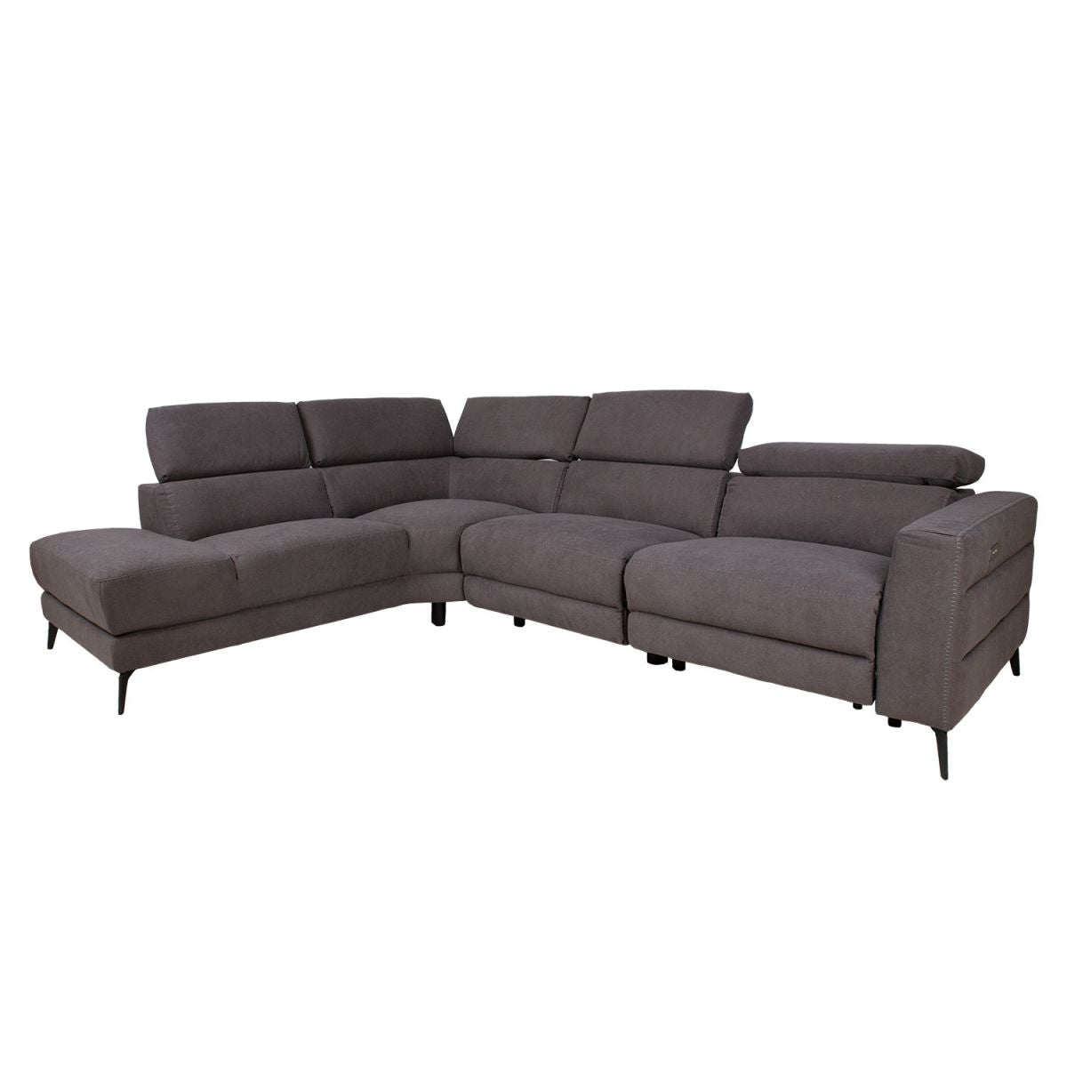 Corner Sofa Worcester | size: Width: 295cm, Height: 77cm, Depth: 231cm | color: Gray | image: 5 | variant: 1000149